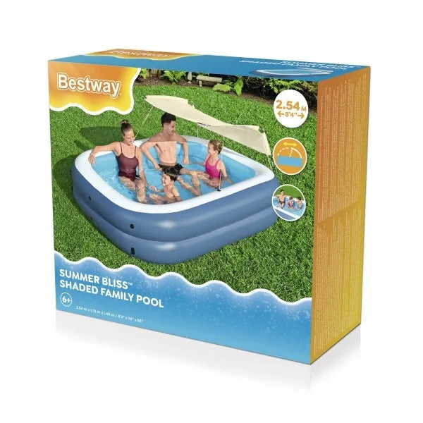 Piscina gonfiabile Bestway rettangolare con tetto a 2 camere