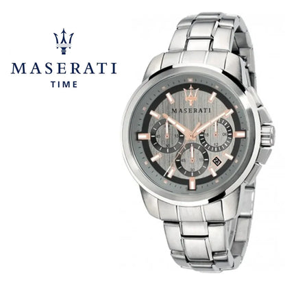 Maserati Successo Chronograph Silver Watch - Luxury & Elegance