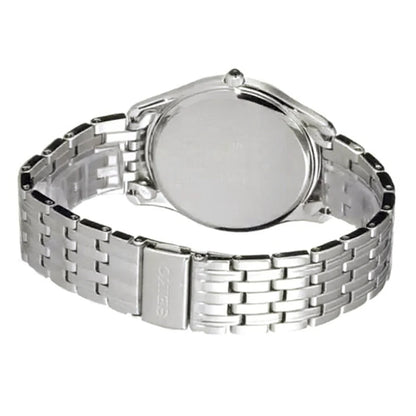 Montre Seiko Homme SUR299P1 : Quartz, Acier, Verre Saphir