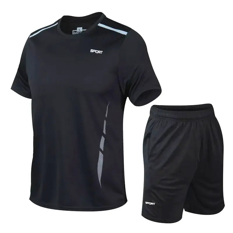 Men's Sportswear: Quick Dry Tracksuit for Running & Gym