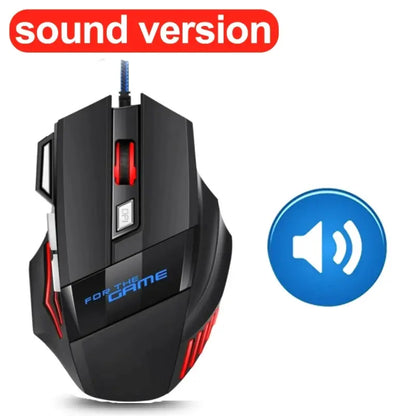 Souris Gaming X7 RGB 7D avec 4 DPI pour Joueurs