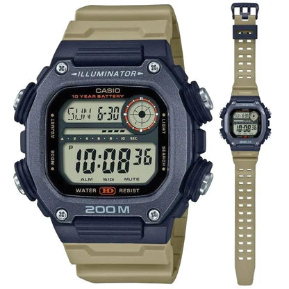 Casio Sport Illuminator Watch 200m, 10-Year Battery, XL Strap