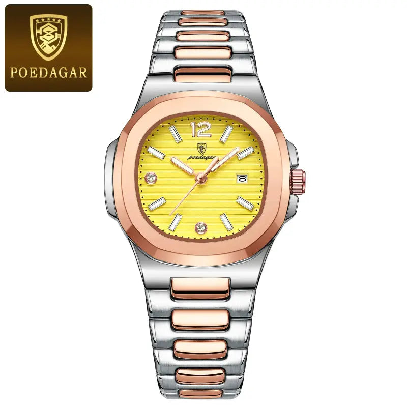 Orologio sportivo da donna POEDAGAR, elegante e impermeabile