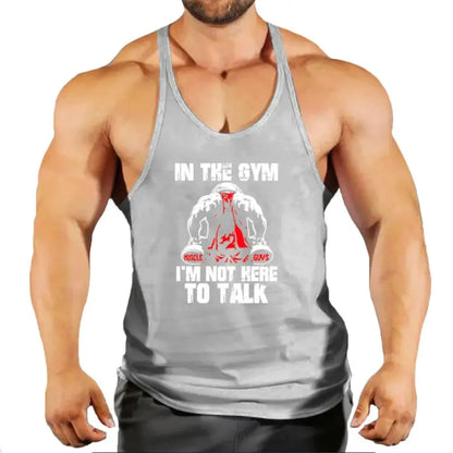 Cotton Summer Tanktop for Men - Perfect for Bodybuilding & Fitness