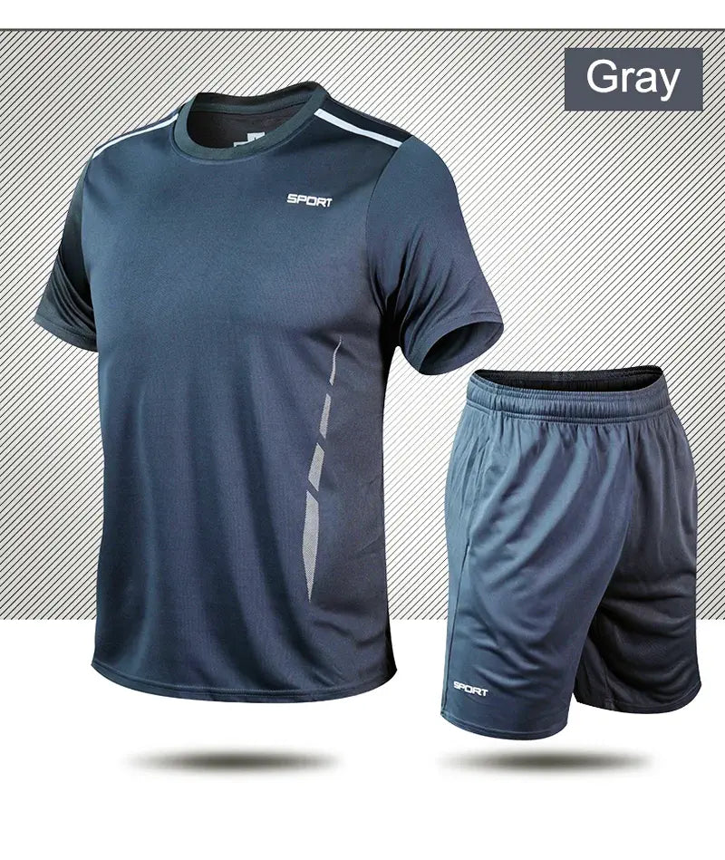 Men's Sportswear: Quick Dry Tracksuit for Running & Gym