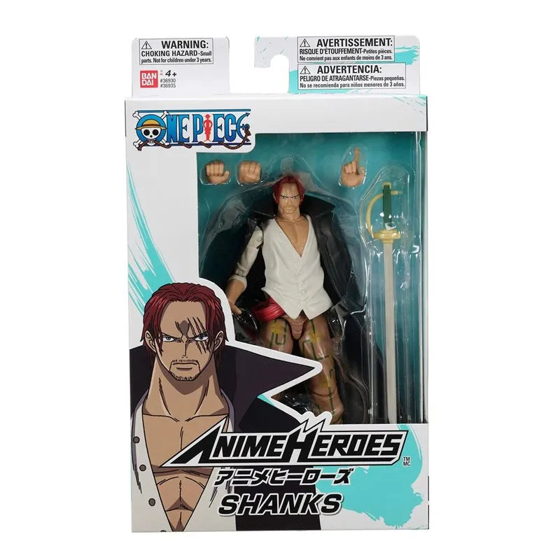 Shanks 17 cm One Piece Bandai Anime Heroes per collezionisti