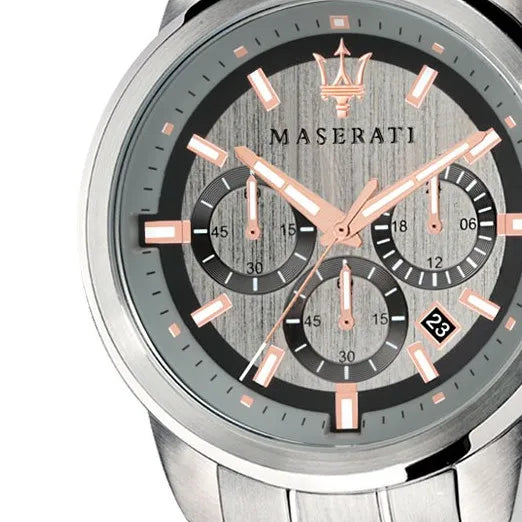 Reloj Maserati Successo Chronograph Silver - Lujo y Elegancia