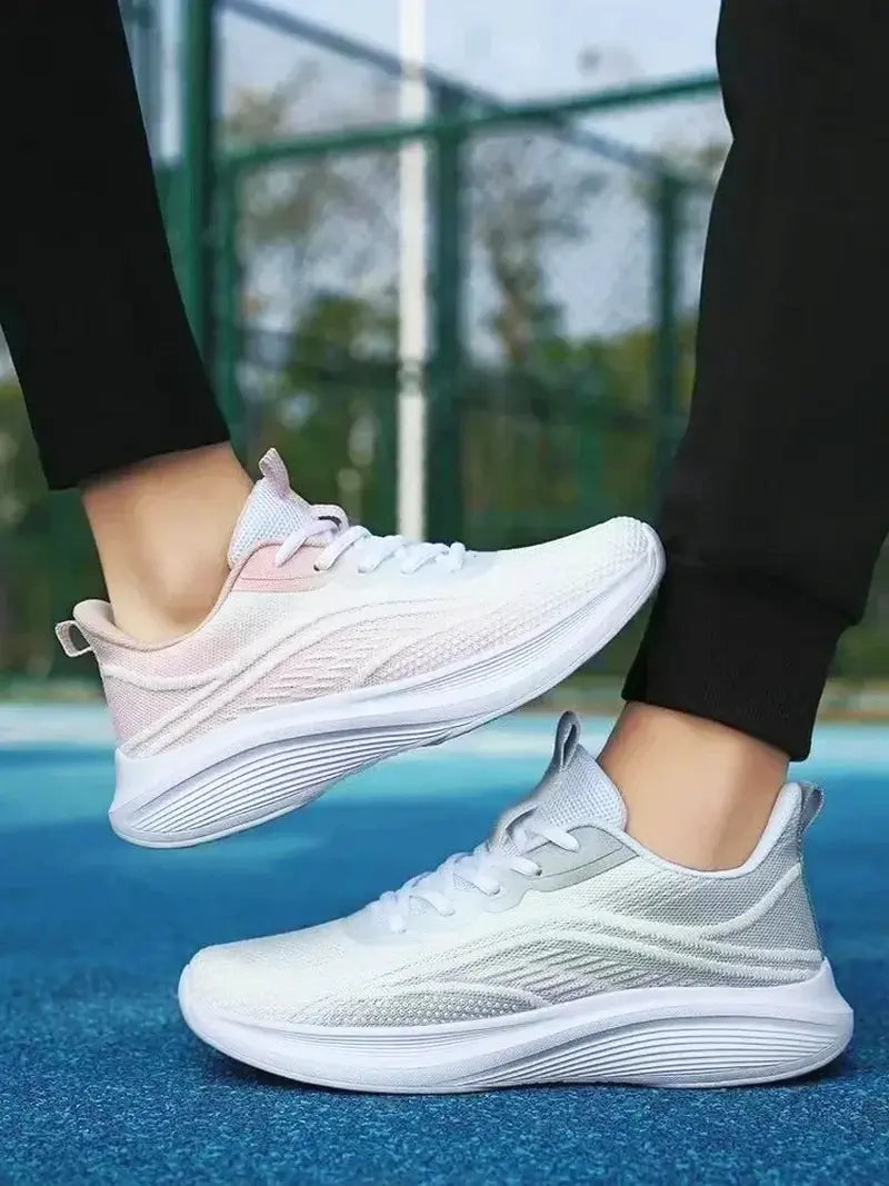 Sneakers tennis, Scarpe sportive donna in mesh, ideali per corsa ed escursionismo