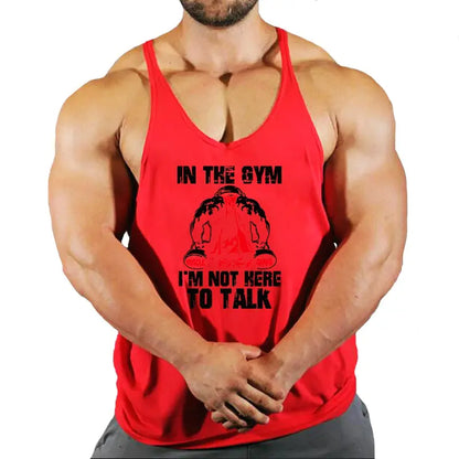 Cotton Summer Tanktop for Men - Perfect for Bodybuilding & Fitness