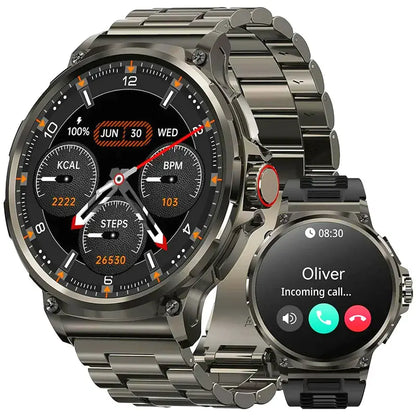 Men's Smartwatch V69: Bluetooth Fitness Tracker 710mAh