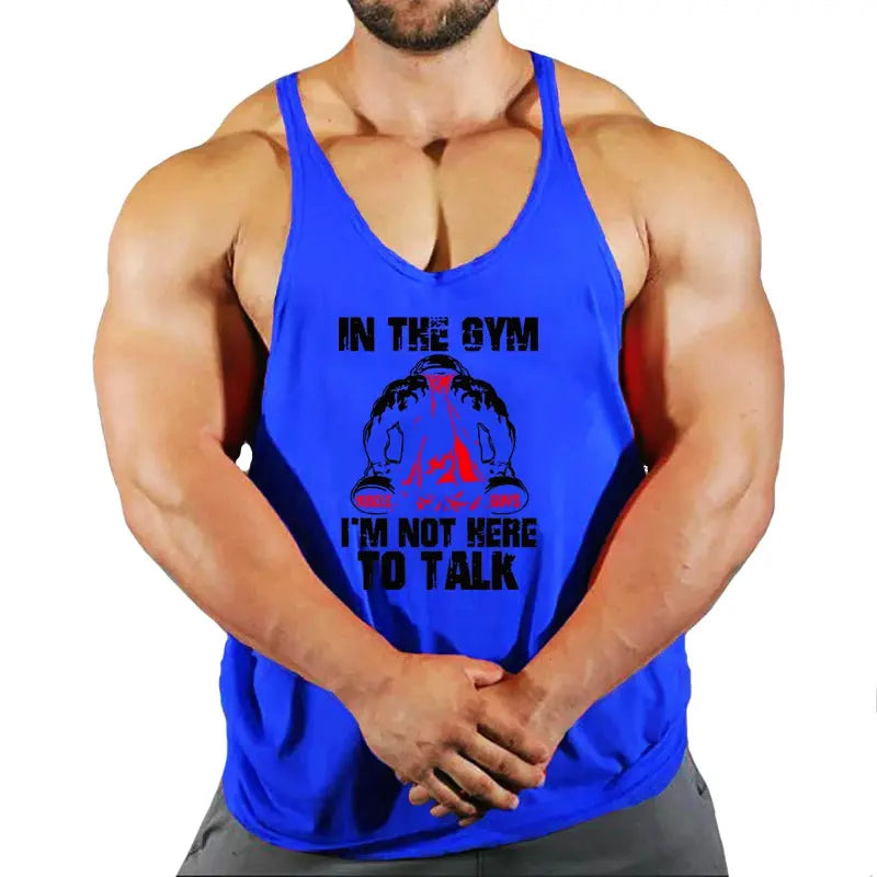 Cotton Summer Tanktop for Men - Perfect for Bodybuilding & Fitness