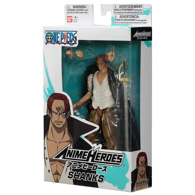 Shanks 17 cm One Piece Bandai Anime Heroes per collezionisti