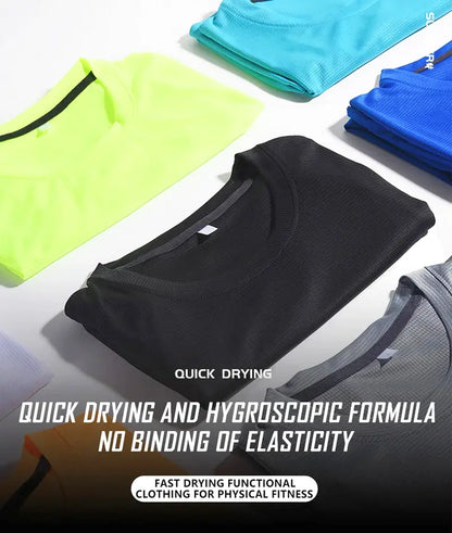 Quick Dry Gym T-shirt for Men Lightweight and Breathable