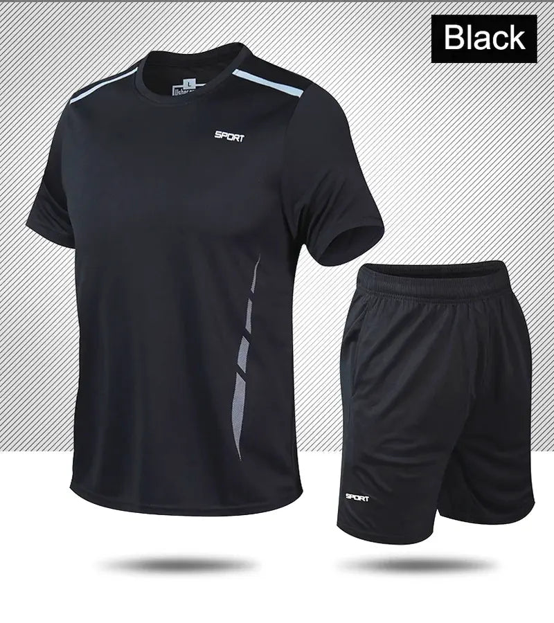 Men's Sportswear: Quick Dry Tracksuit for Running & Gym