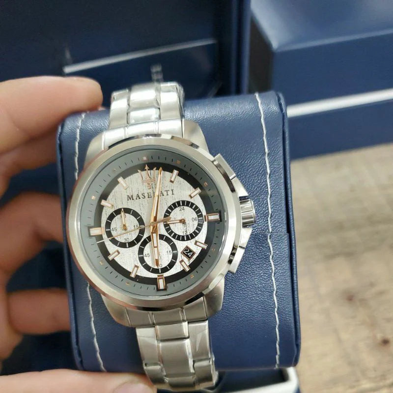 Reloj Maserati Successo Chronograph Silver - Lujo y Elegancia