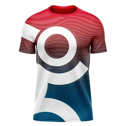 Men's 3D T-Shirt Summer, breathable, casual, perfect for fitness