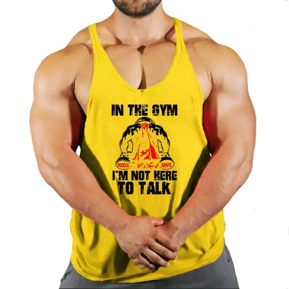 Cotton Summer Tanktop for Men - Perfect for Bodybuilding & Fitness