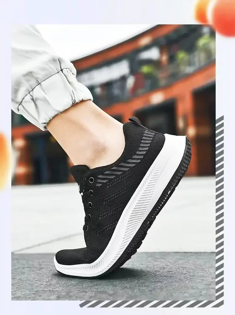 Herren Sneakers Slip-On atmungsaktiv für Joggen und Outdoor