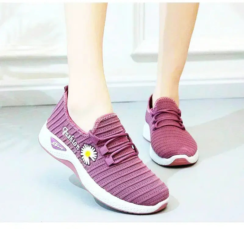 Scarpe donna sportive, True Fly Weaving, stile Daisy, scarpe casual per l’autunno e passeggiate.