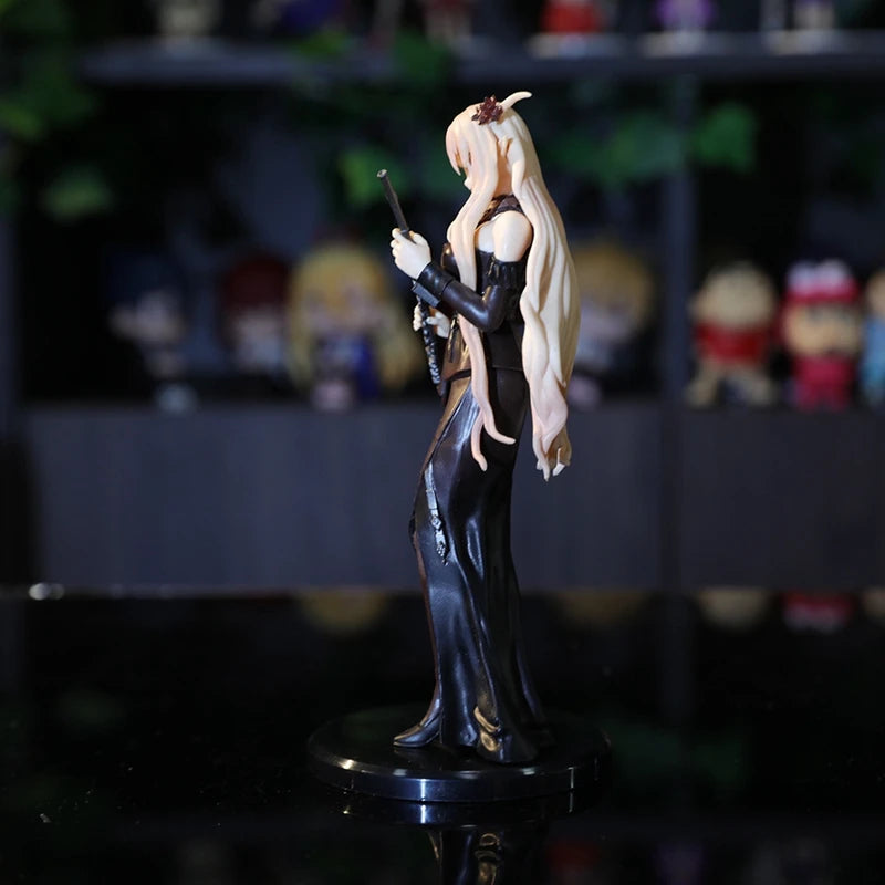 18cm Arknights Shining figure in sexy black outfit, PVC collectible model for anime collectors | Vilemo