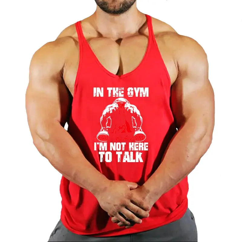 Cotton Summer Tanktop for Men - Perfect for Bodybuilding & Fitness