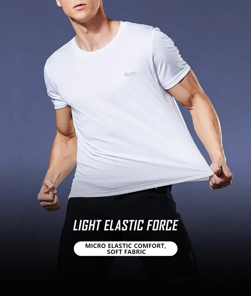 Quick Dry Gym T-shirt for Men Lightweight and Breathable