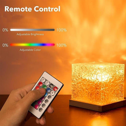 Crystal LED Table Lamp with 16 Colors