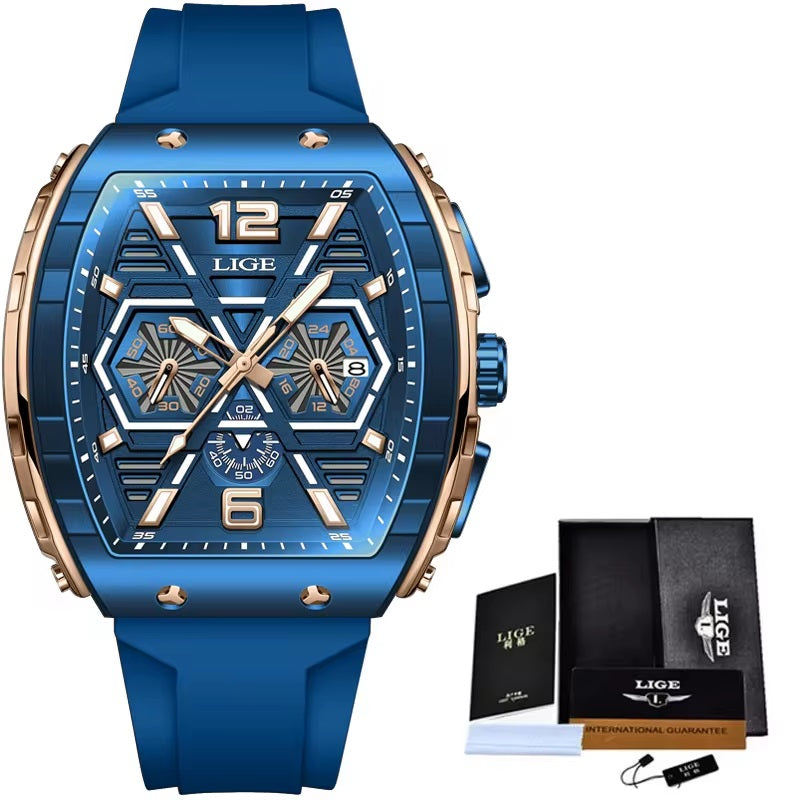 Elegant LIGE business watch for men, offering both style and functionality in one timepiece | Vilemo