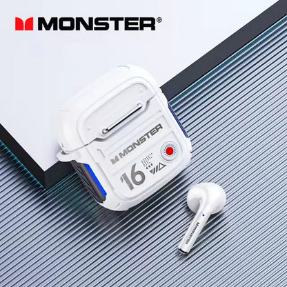 Cuffie Monster XKT16 con connessione Bluetooth, latenza bassa e qualità audio premium.