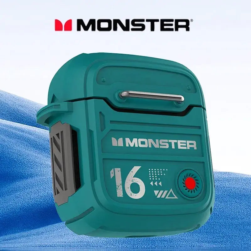 Cuffie Monster XKT16 con connessione Bluetooth, latenza bassa e qualità audio premium.