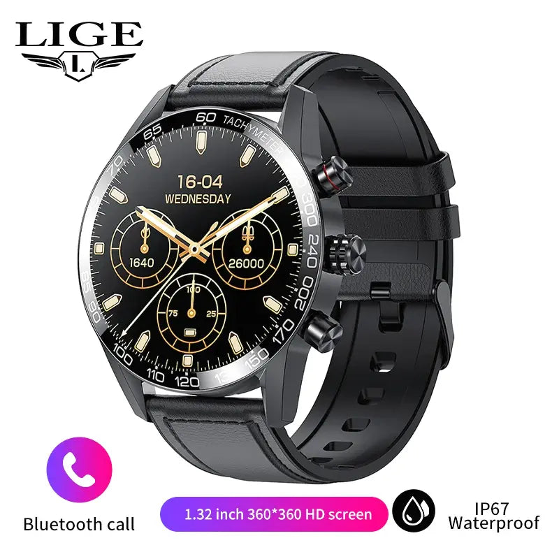 Orologio LIGE smartwatch, 
 impermeabile per uomo, fitness e business.