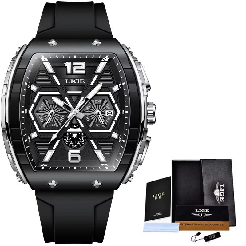 Elegant LIGE business watch for men, offering both style and functionality in one timepiece | Vilemo