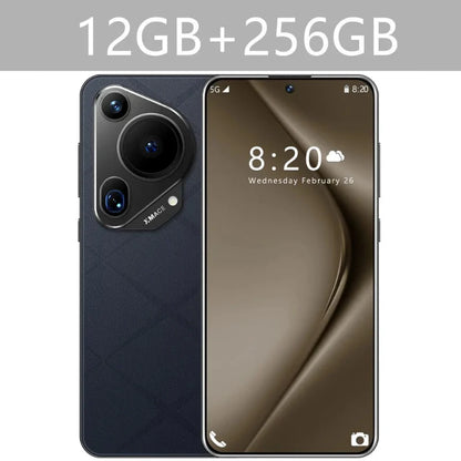 P70 Ultra 5G Smartphone avec écran 7.3 pouces, 16GB RAM, 1TB de stockage, Dual SIM, Android, batterie de 8000mAh