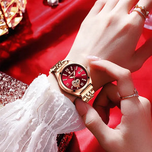 Orologio Donna POEDAGAR Luxury Acciaio Quarzo Impermeabile