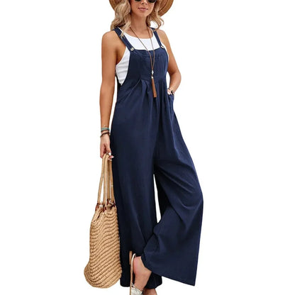 Damen Sommer Latzhose | Elegante und lässige Sommer Jumpsuit