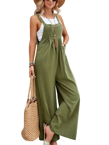 Damen Sommer Latzhose | Elegante und lässige Sommer Jumpsuit