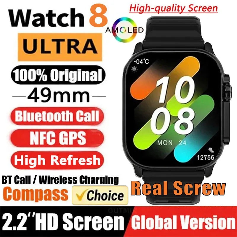 Smart Watch men women GPS Track Bluetooth Call BT NFC