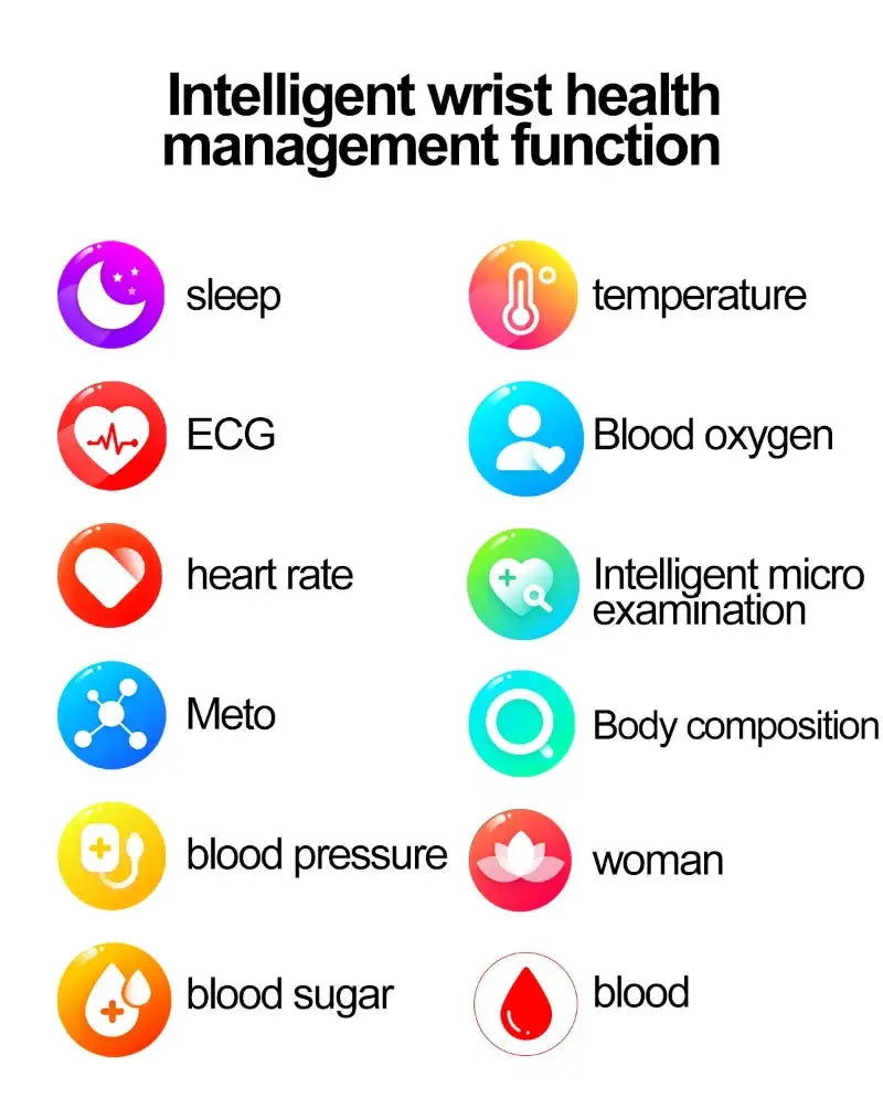 Orologio smart medico AI con ECG+PPG, chiamate Bluetooth e monitoraggio salute, avanzata tecnologia | Vilemo