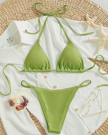 Bikini Sexy Donna con Scollo a Barchetta – Stile Estivo - Vilemo