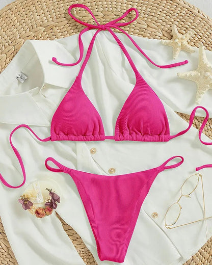 Bikini Sexy Donna con Scollo a Barchetta – Stile Estivo - Vilemo