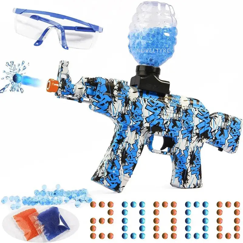 Fucile elettrico AK47 con palline d'acqua, perfetto per giochi di squadra all'aperto, 20000 sfere | Vilemo