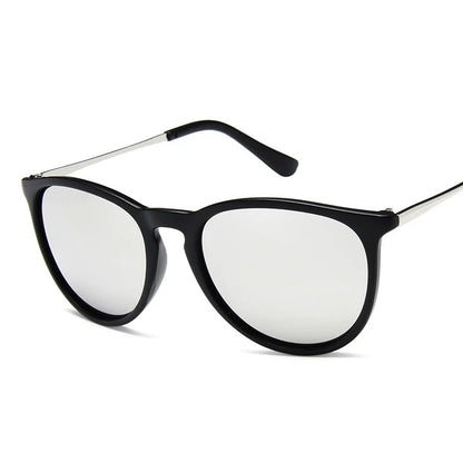 Retro round cat eye sunglasses for men, stylish accessory for adding flair to summer fashion.